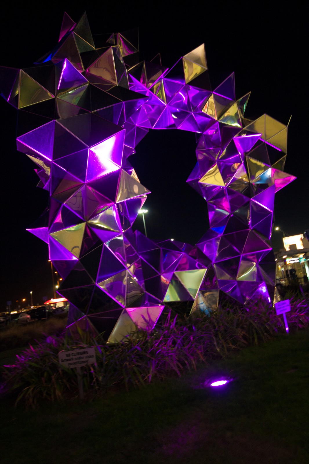 origami like structure at christchurch airport