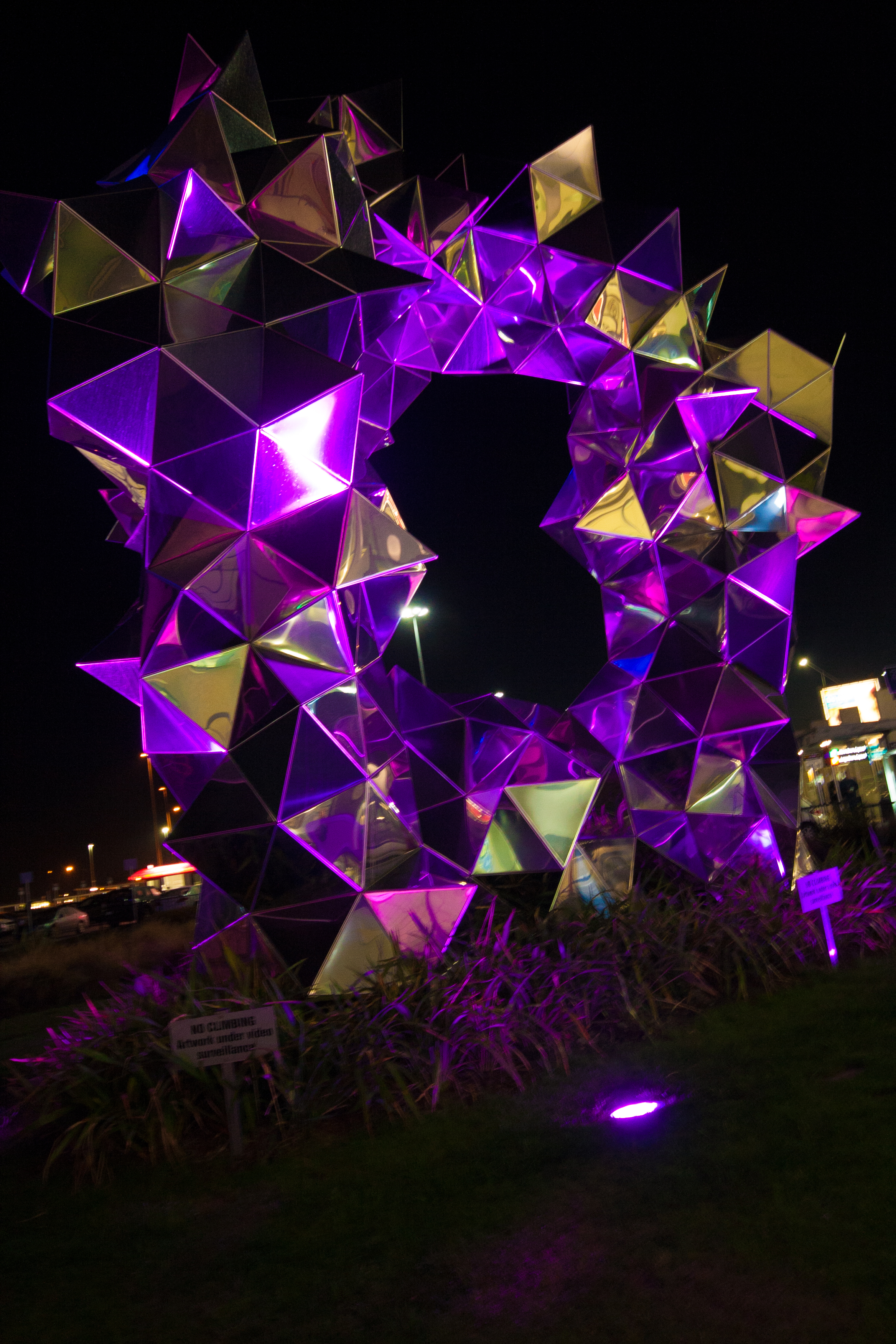 origami like structure at christchurch airport