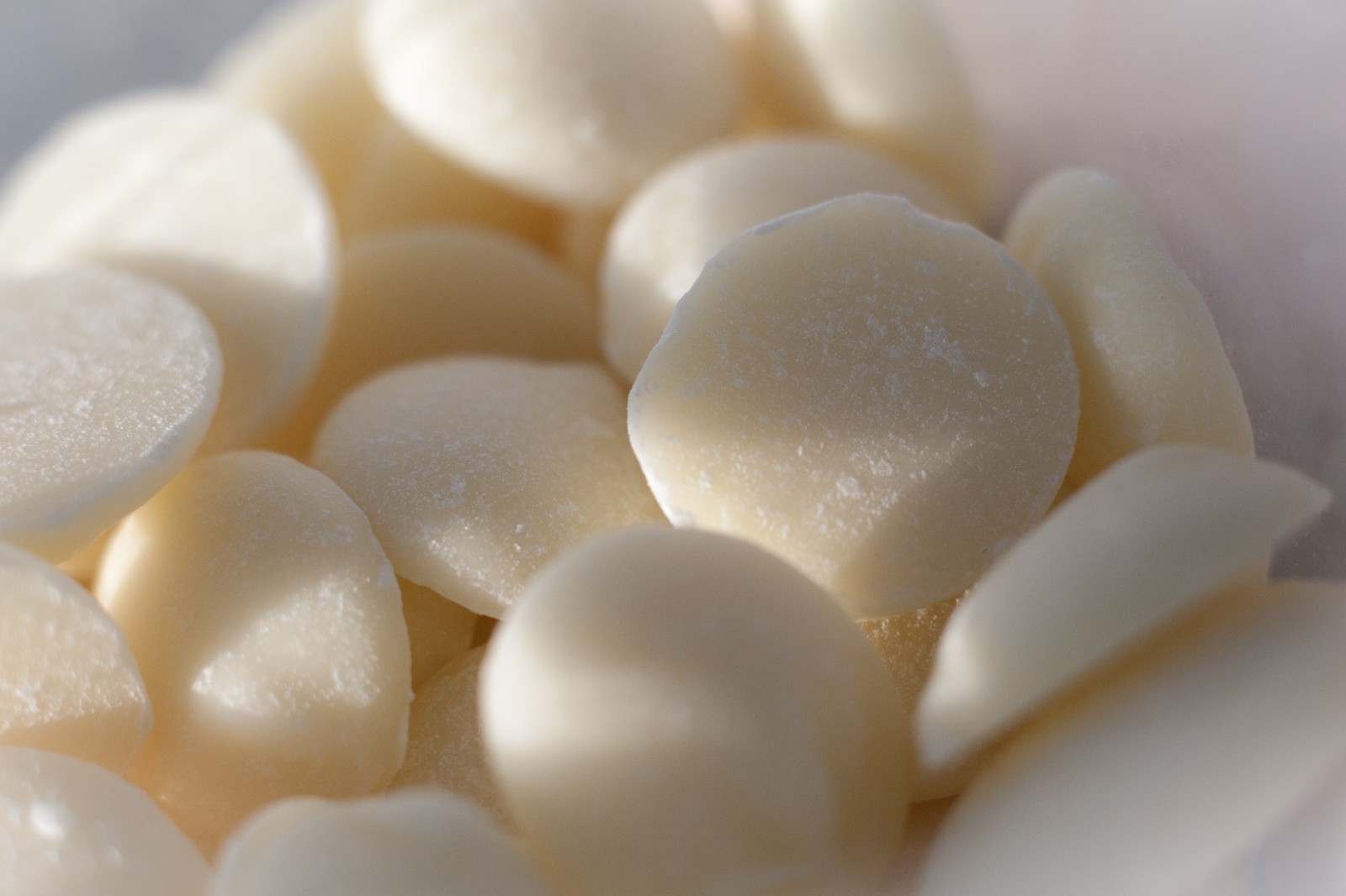 white chocolate buttons